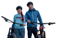 Mountainbike Trainer Roxy und Berni